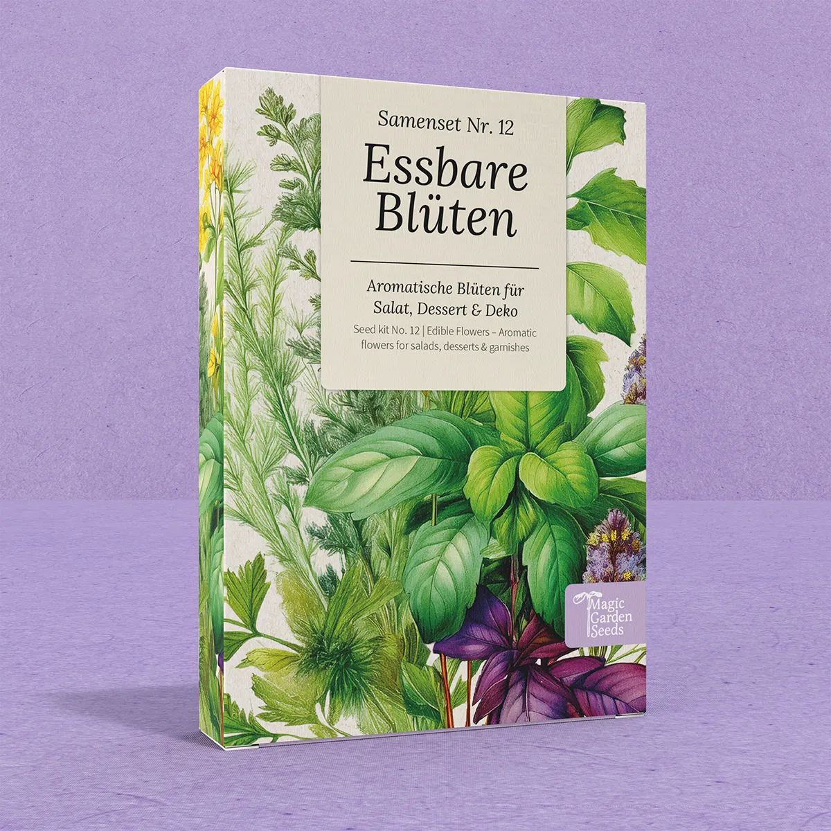 Essbare Blüten: Kulinarische Blütenfreude für Salat, Dessert & Augenschmaus – Samenset Nr. 12