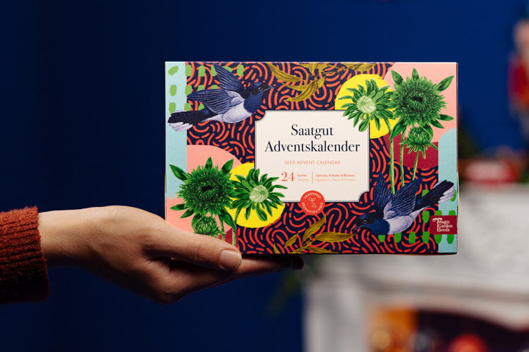 Saatgut-Adventskalender Gemse, Kruter & Blumen | Magic Garden Seeds