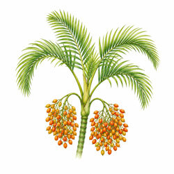 Illustration einer Palme