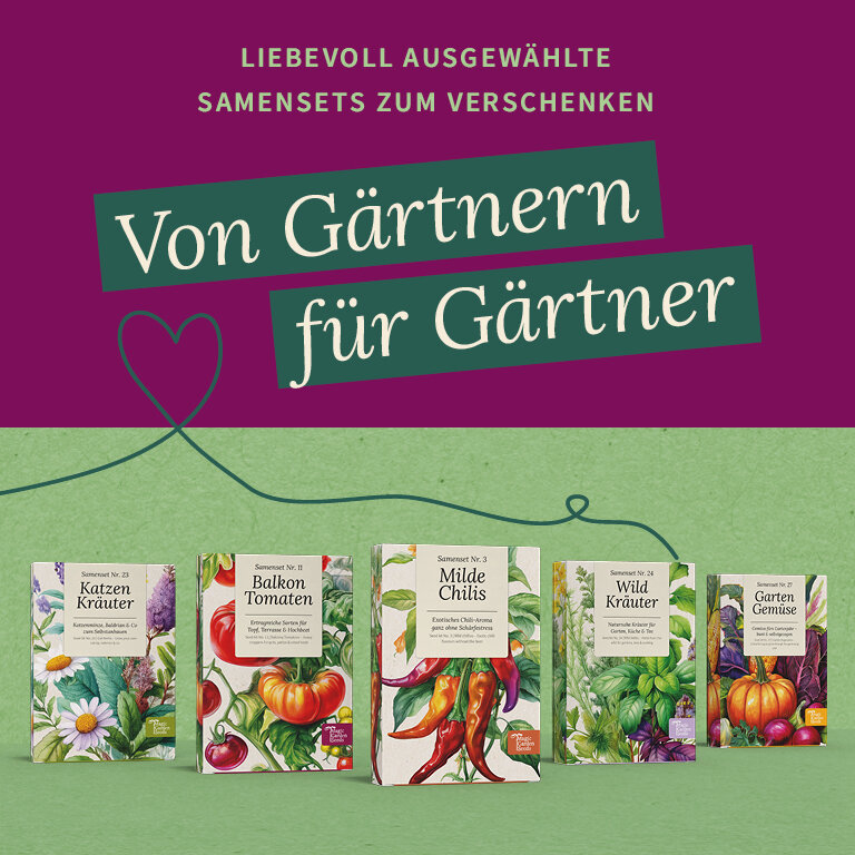 Werbung fuer unsere neuen Saatgut-Geschenksets