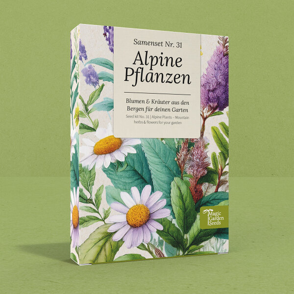 Alpine Pflanzen: Blumen und Kräuter aus den Bergen - Samenset Nr.31