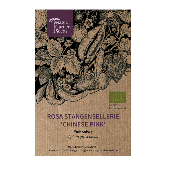 Rosa Stangensellerie 'Chinese Pink' Bio-Saatgut