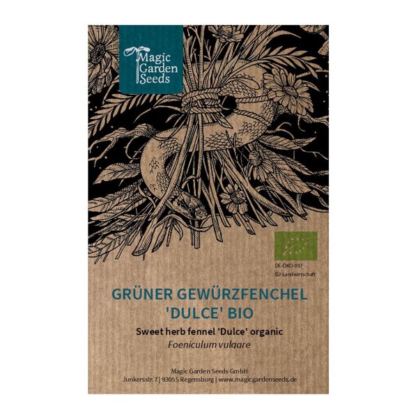 Grner Gewrzfenchel 'Dulce' (Foeniculum vulgare) Bio Saatgut