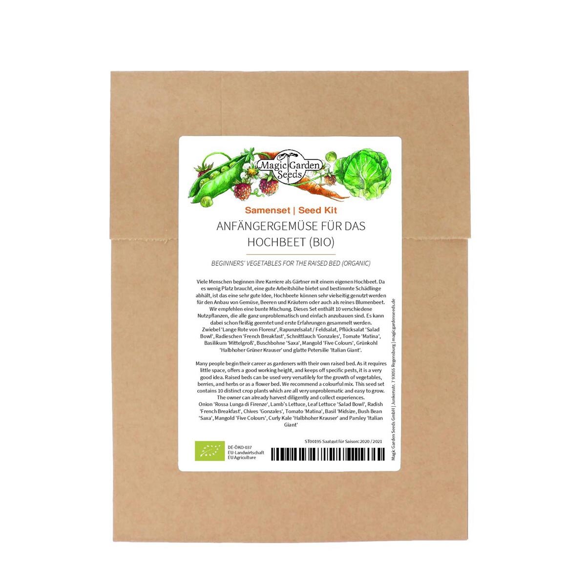 Anfngergemse fr das Hochbeet (Bio) - Samenset